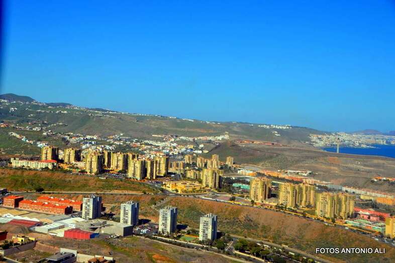 Vista aérea del Valle de Jinámar/TA.